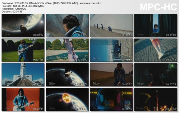 Download KANA-BOON - Diver [720p]   [PV]