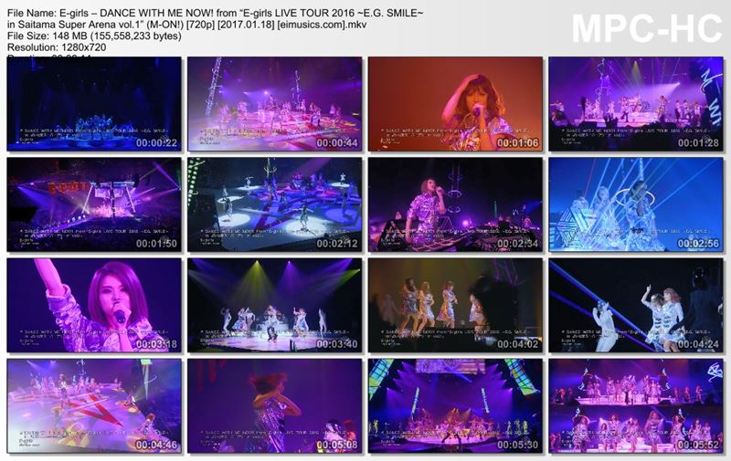 E Girls Dance With Me Now From E Girls Live Tour 16 E G Smile In Saitama Super Arena Vol 1 M On 7p Pv